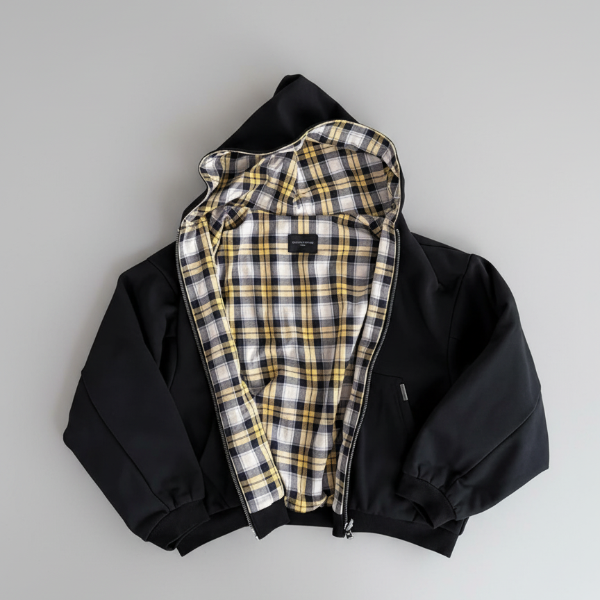 Double-Cut Reversible Hoodie