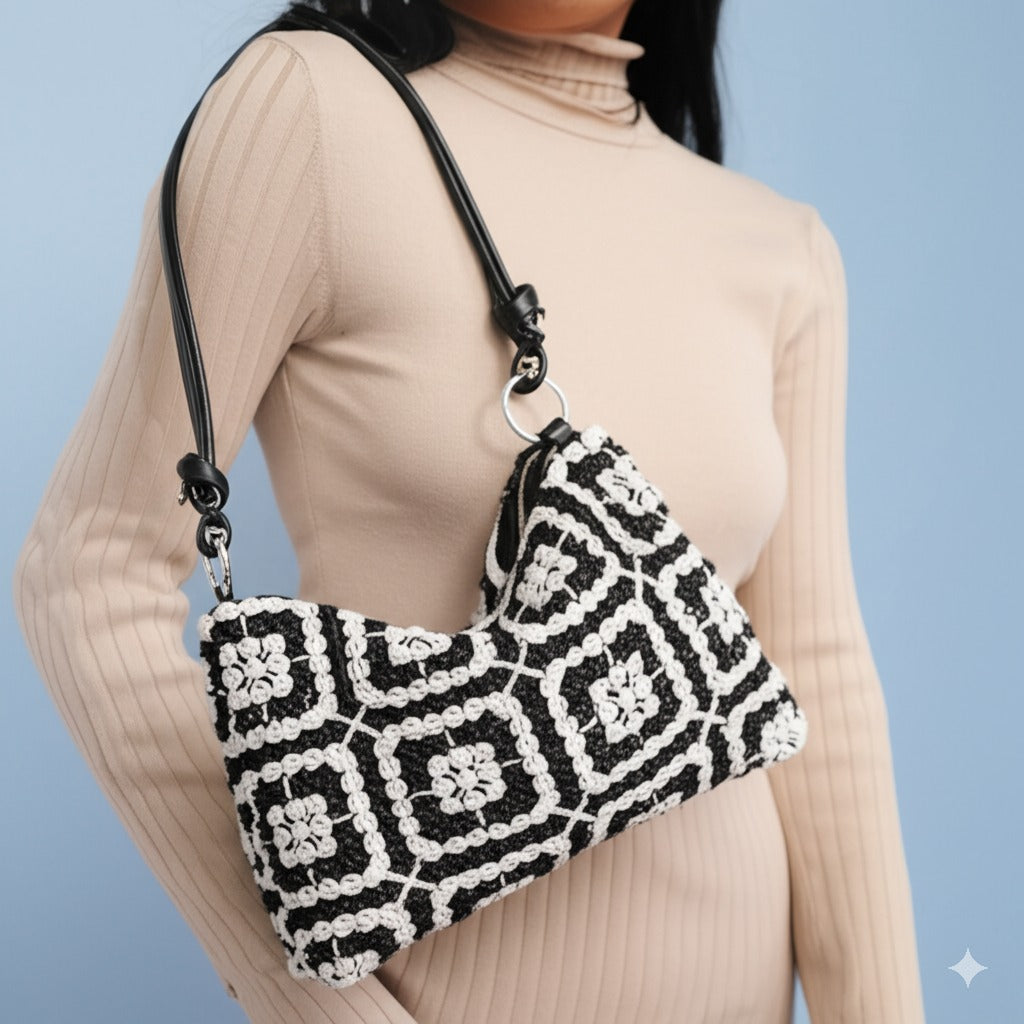 Maliaretto Crochet Shoulder Bag
