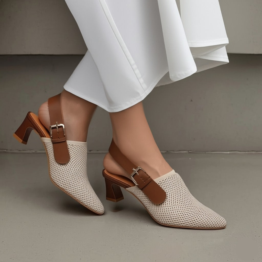 Savannah Rose Buckle Heels