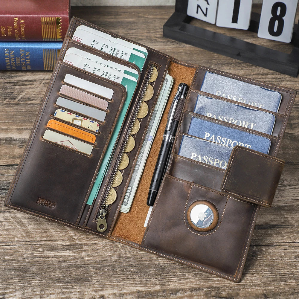 JetSync Leather Travel Wallet 2.0