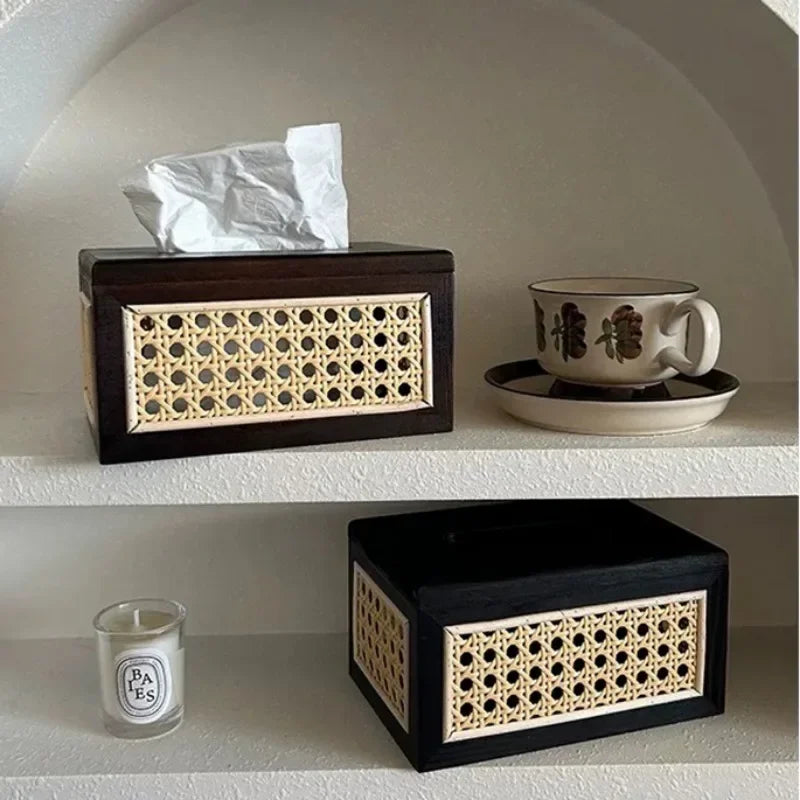 Serava Rattan Tissue Box