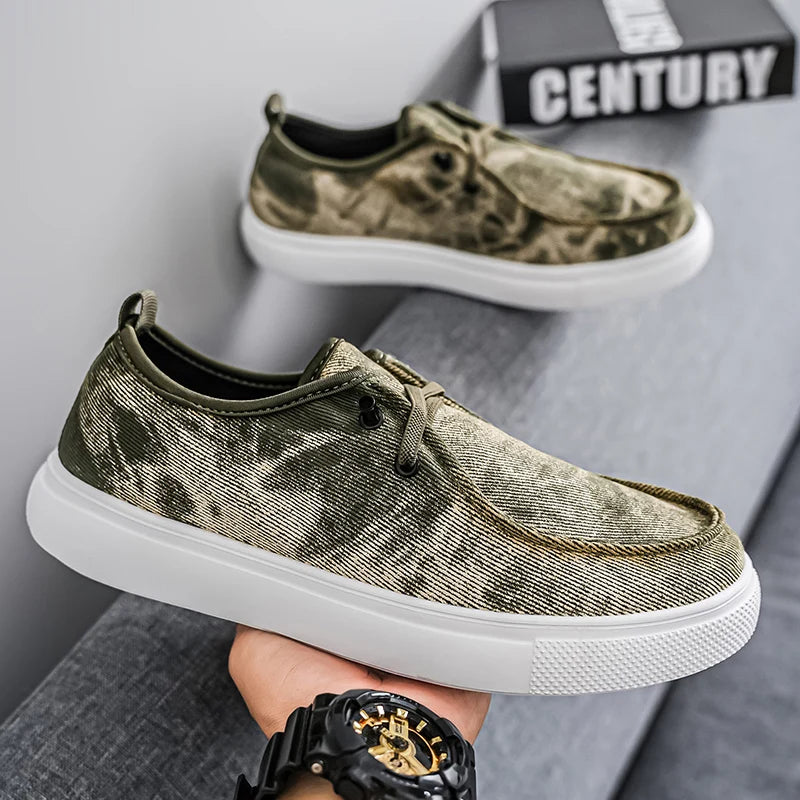 Derrick Washed Canvas Sneaker