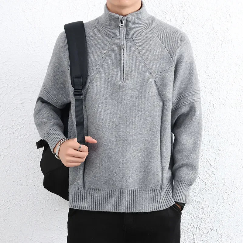 Derrick Half-Zip Knit Sweater