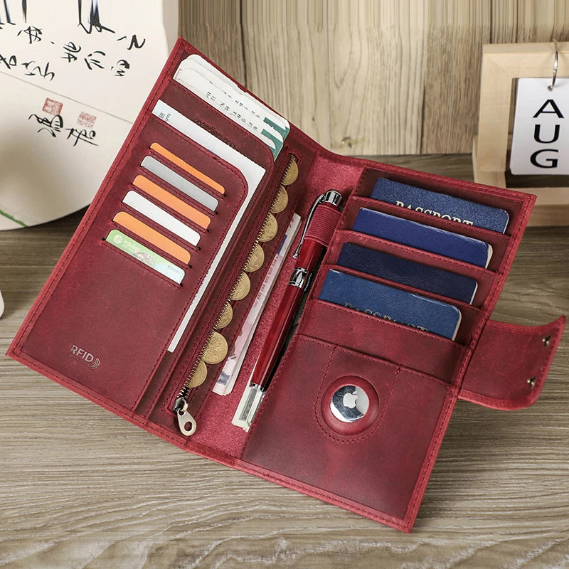 JetSync Leather Travel Wallet 2.0