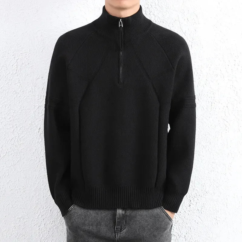 Derrick Half-Zip Knit Sweater