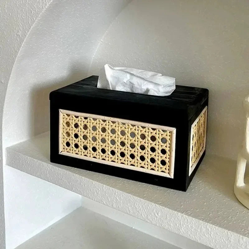 Serava Rattan Tissue Box