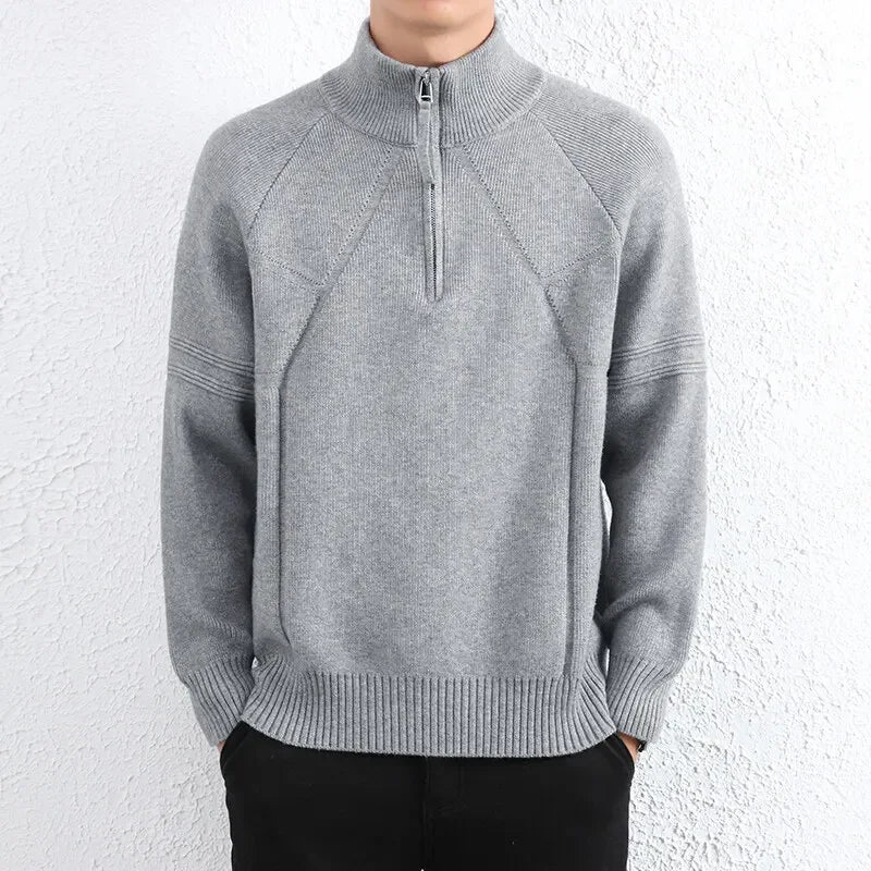 Derrick Half-Zip Knit Sweater