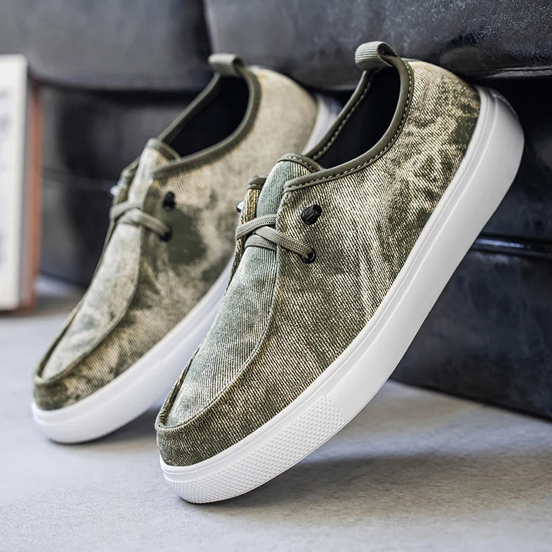 Derrick Washed Canvas Sneaker
