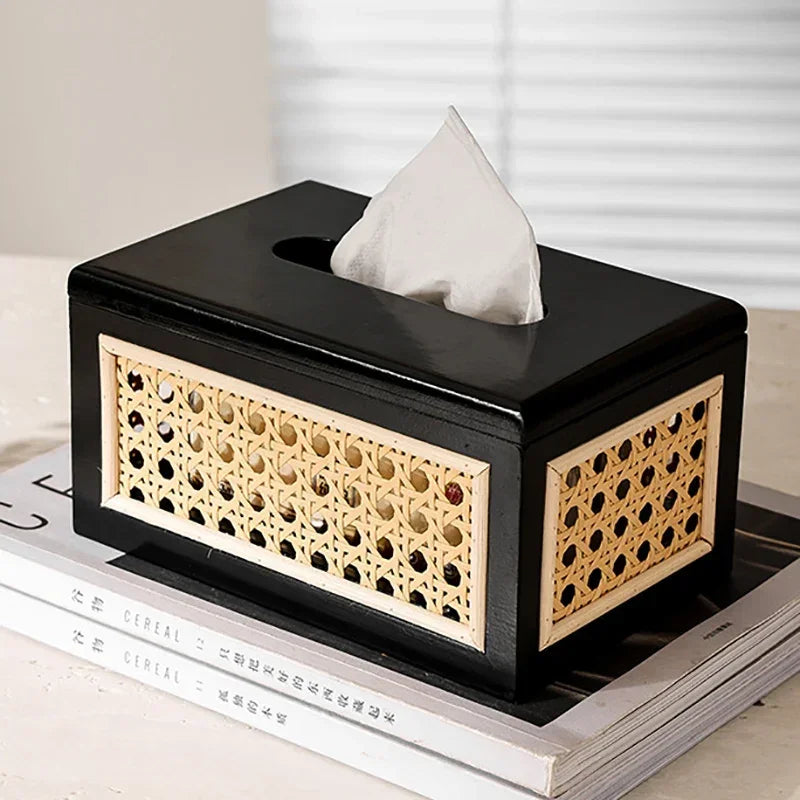 Serava Rattan Tissue Box