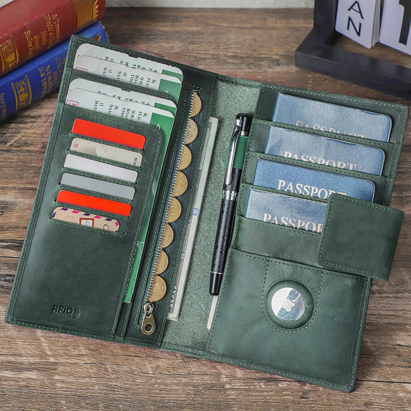 JetSync Leather Travel Wallet 2.0