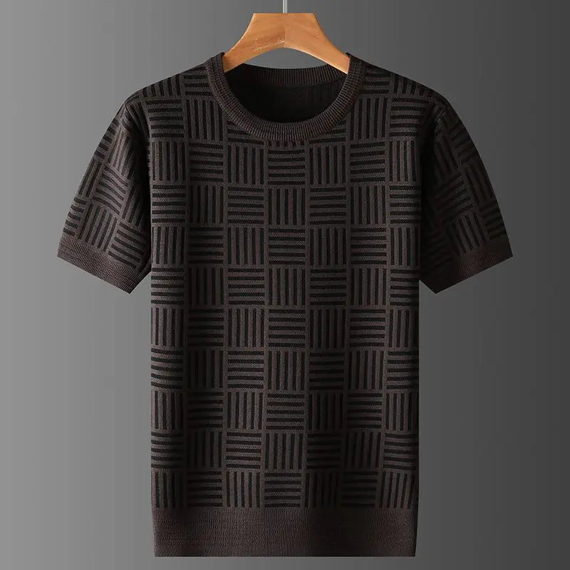 Marceaux Grid Knit Tee