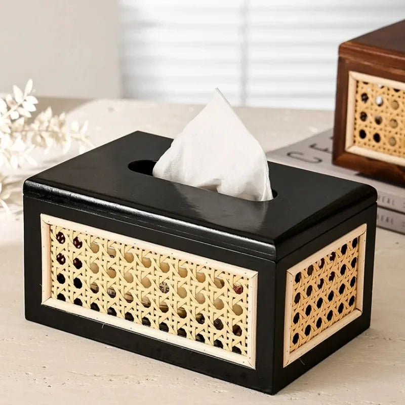 Serava Rattan Tissue Box