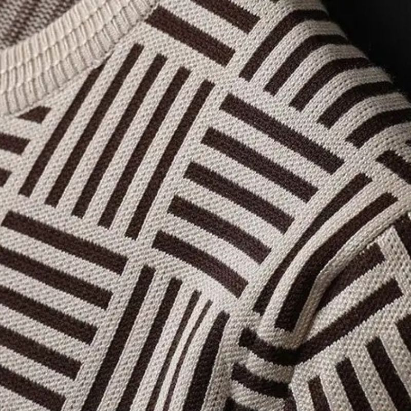 Marceaux Grid Knit Tee