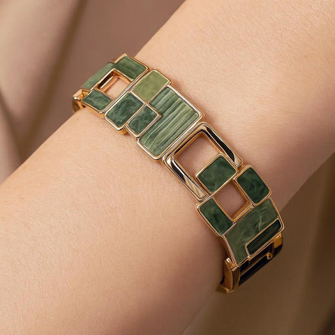 Bracca Verde Link Bracelet