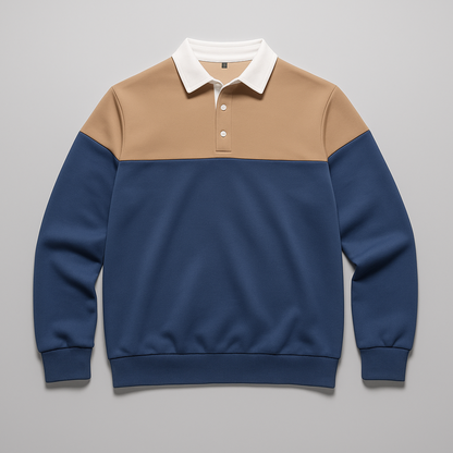 Rochard Panel Polo Sweatshirt