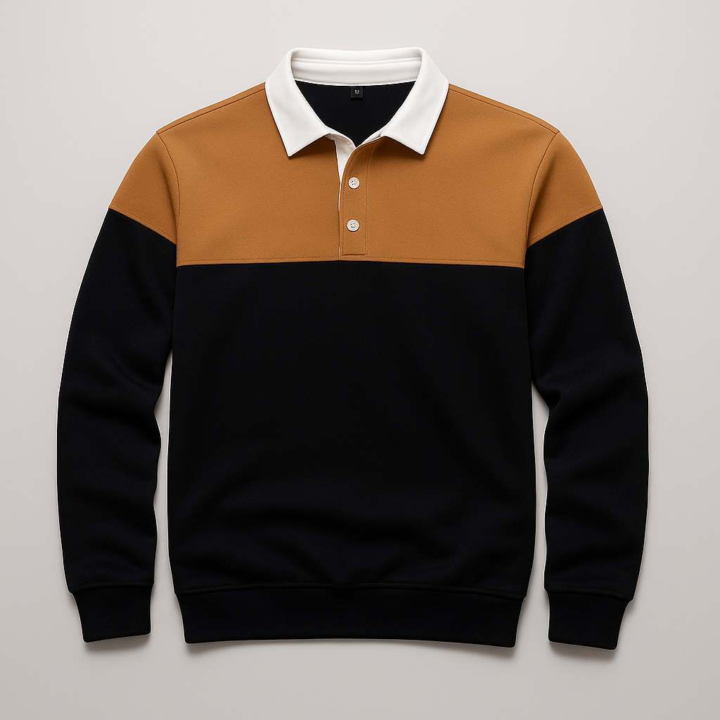 Rochard Panel Polo Sweatshirt