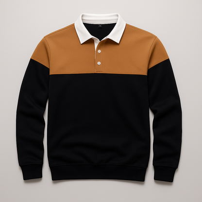 Rochard Panel Polo Sweatshirt