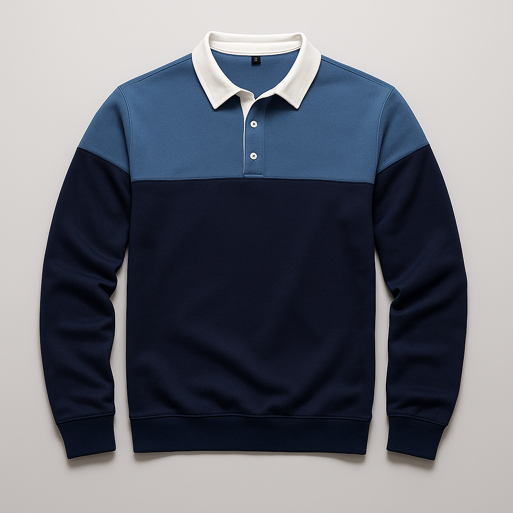 Rochard Panel Polo Sweatshirt