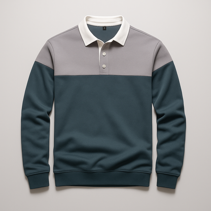 Rochard Panel Polo Sweatshirt