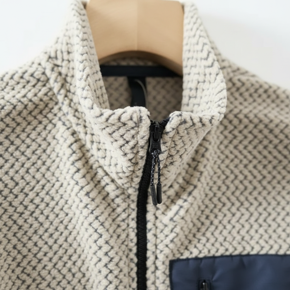 Armand Keller Textured Fleece Jacket