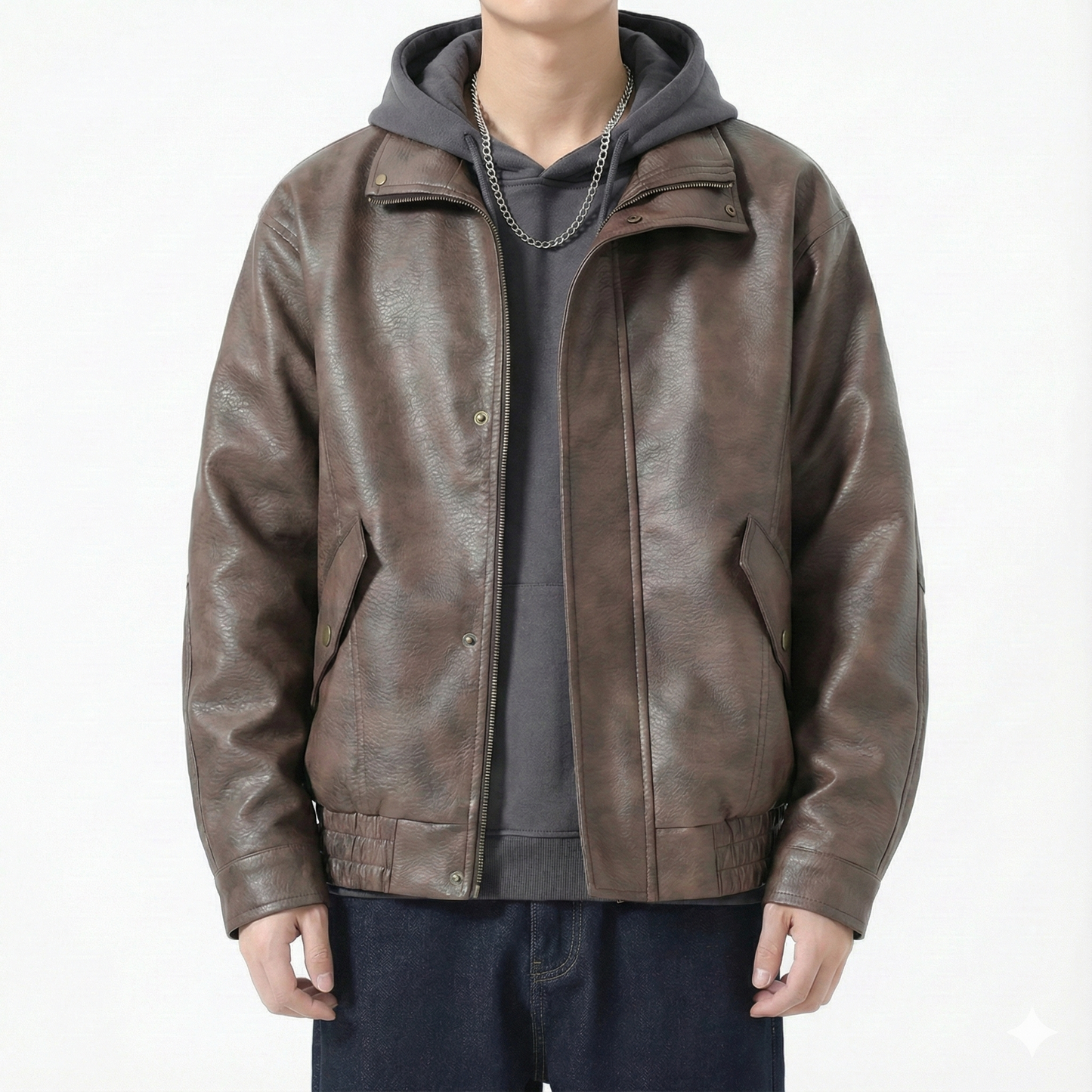 Matteo Rinaldi Leather Jacket