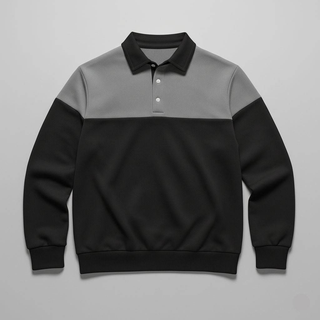 Rochard Panel Polo Sweatshirt