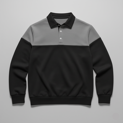 Rochard Panel Polo Sweatshirt