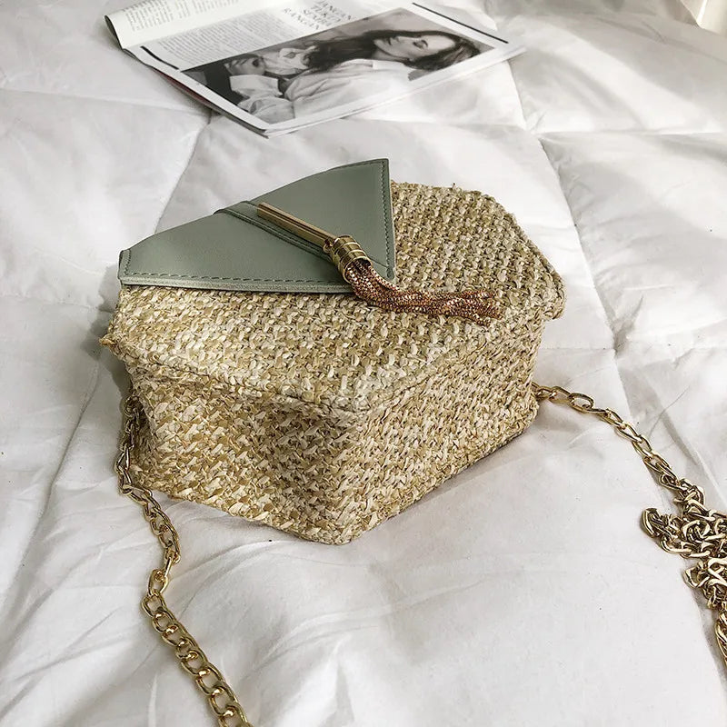 Celeste Hexagon Crossbody Bag
