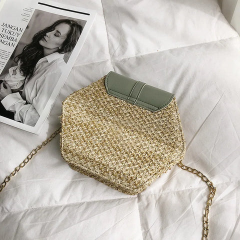 Celeste Hexagon Crossbody Bag