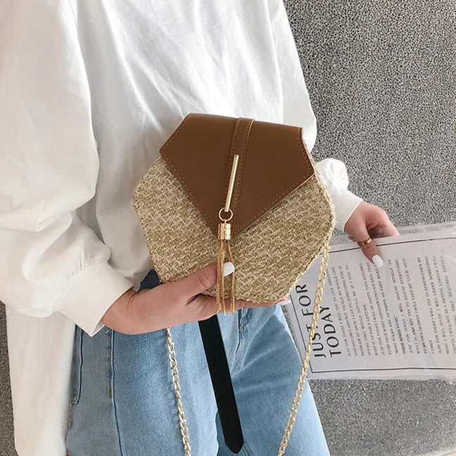 Celeste Hexagon Crossbody Bag