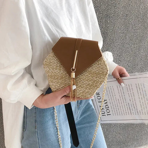 Celeste Hexagon Crossbody Bag