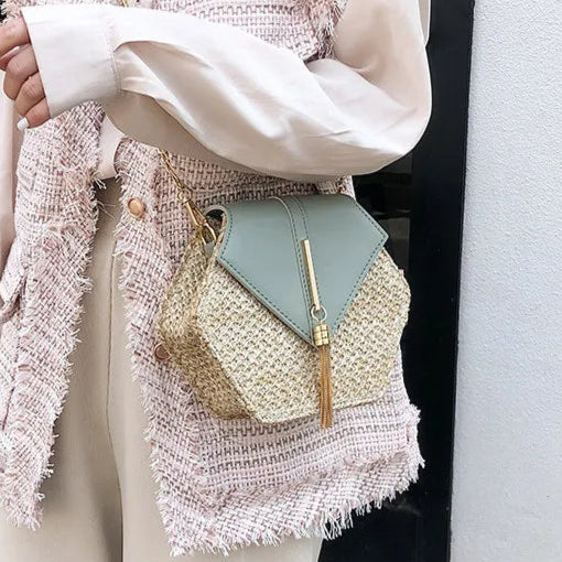 Celeste Hexagon Crossbody Bag