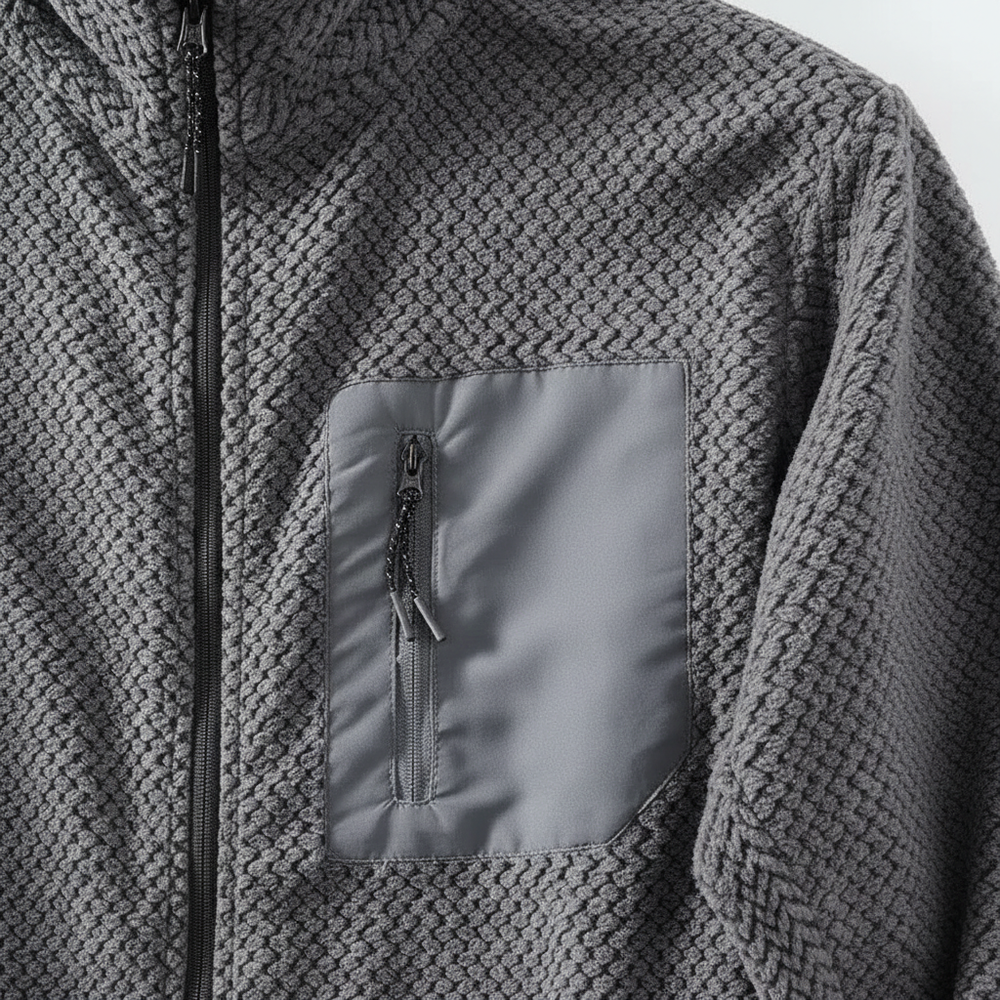 Armand Keller Textured Fleece Jacket
