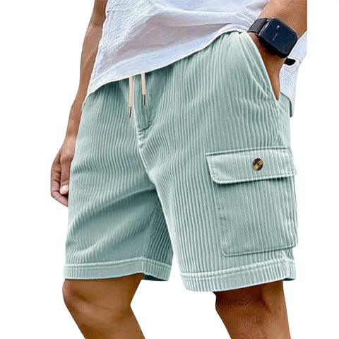 Ronan Wide-Wale Corduroy Cargo Shorts