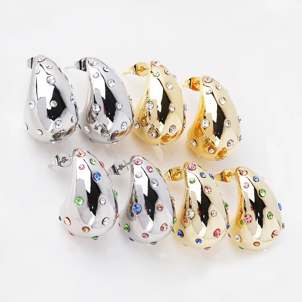 Ferrara Gold Teardrop Earrings