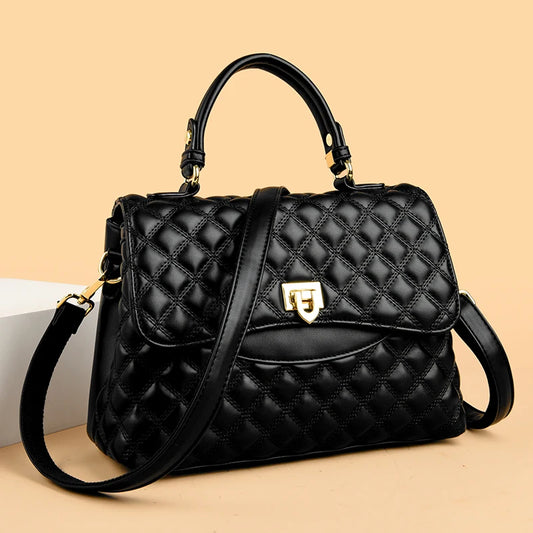 Marcellin Quilted Satchel Bag