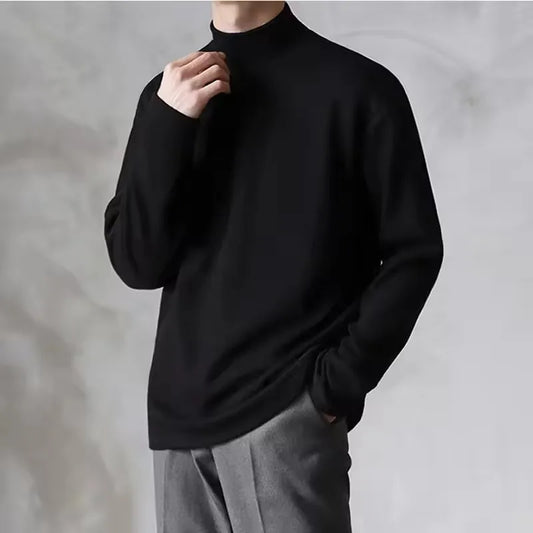 Lusaro Essential Mock Neck Pullover