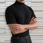 Men's Short Sleeve Turtleneck