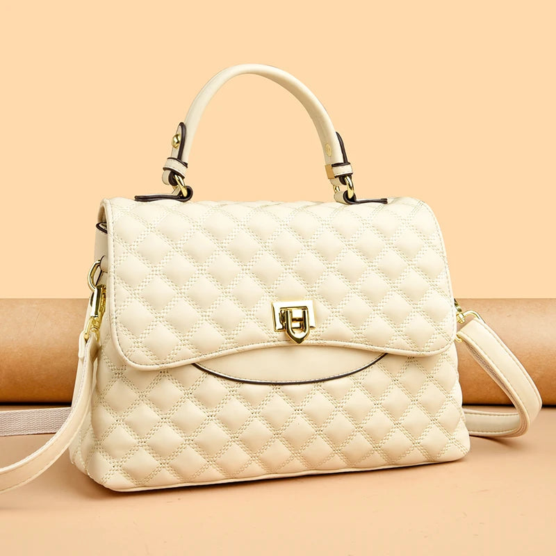 Marcellin Quilted Satchel Bag