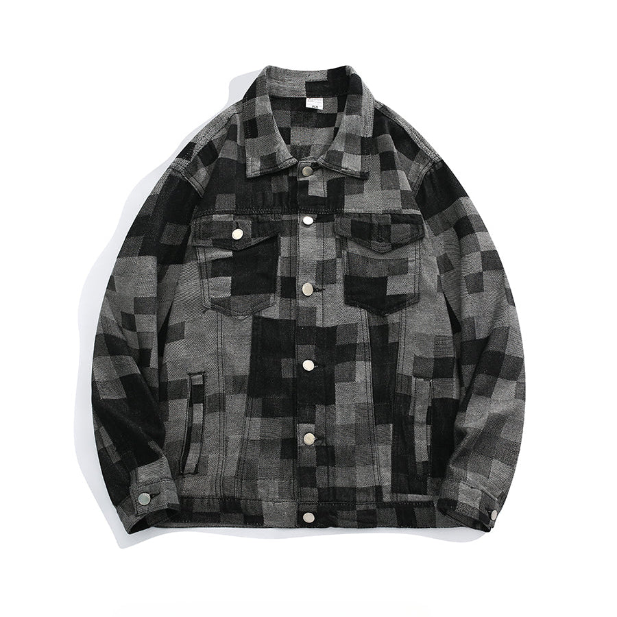 Belmont Plaid Denim Jacket