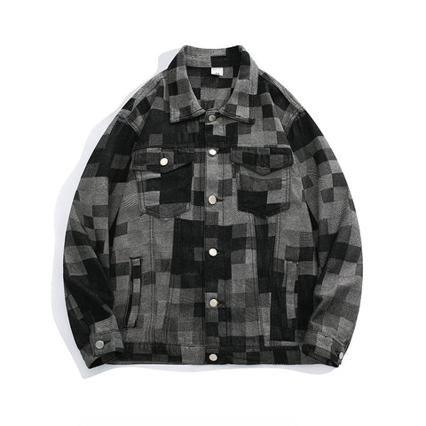 Belmont Plaid Denim Jacket