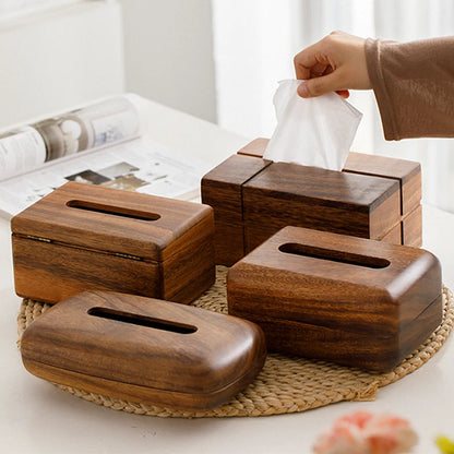 Ravelle Oak Tissue Dispenser