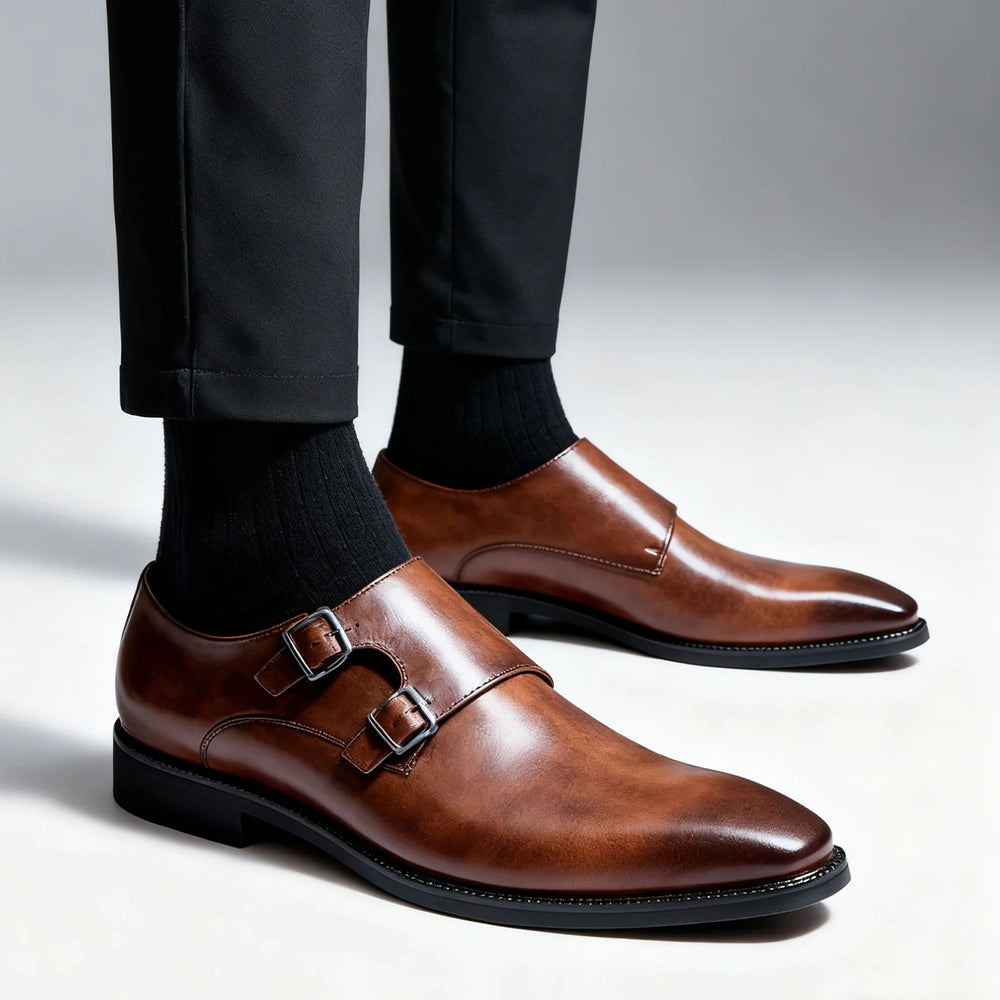 Matteo Bellini Double Monk Strap Shoes