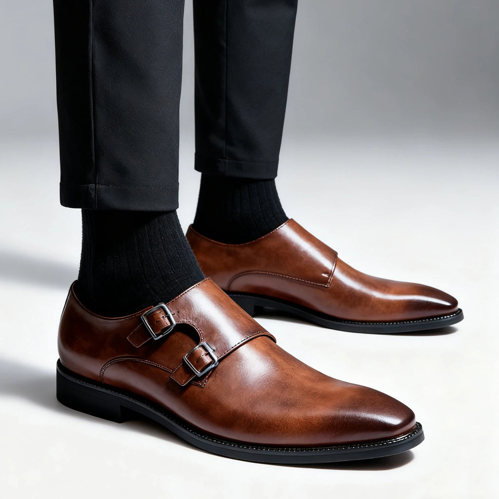 Matteo Bellini Double Monk Strap Shoes