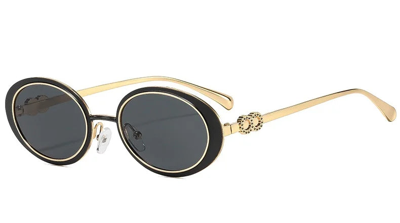 Varenna Retro Oval Sunglasses