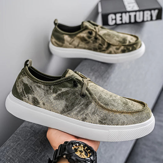 Derrick Washed Canvas Sneaker