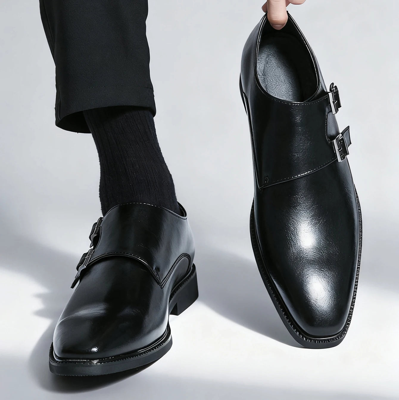 Matteo Bellini Double Monk Strap Shoes