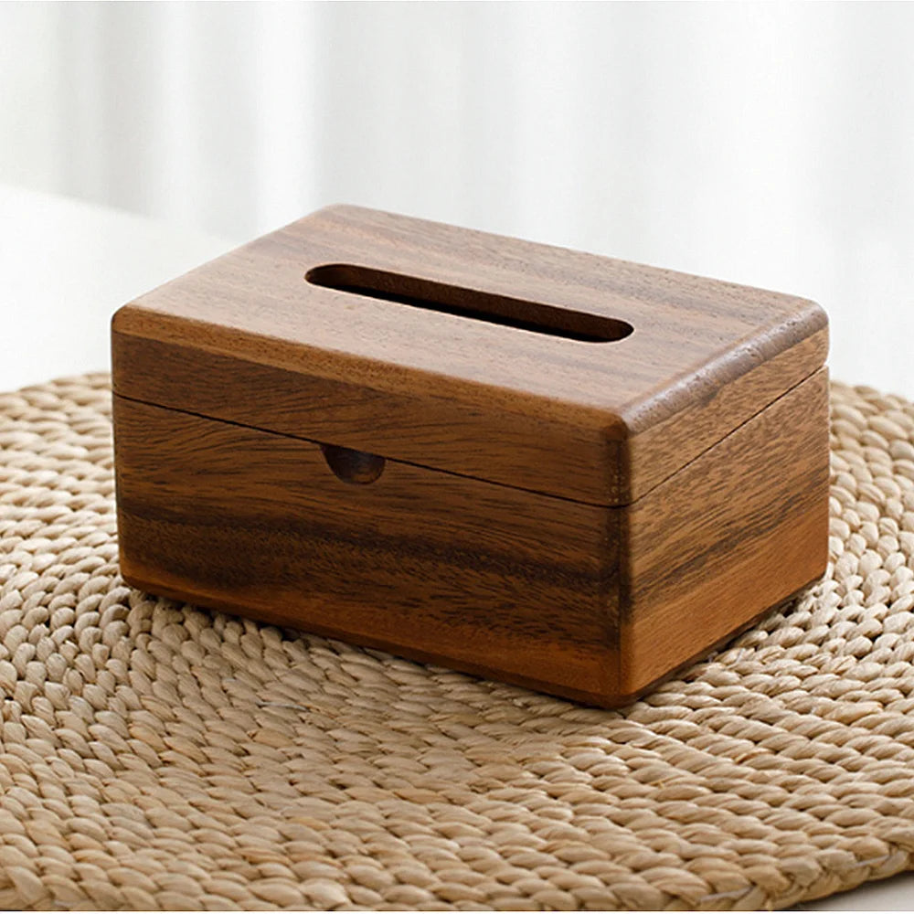 Ravelle Oak Tissue Dispenser