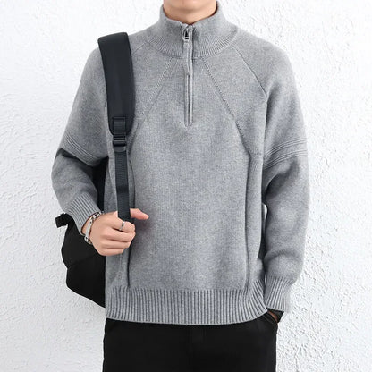 Derrick Half-Zip Knit Sweater
