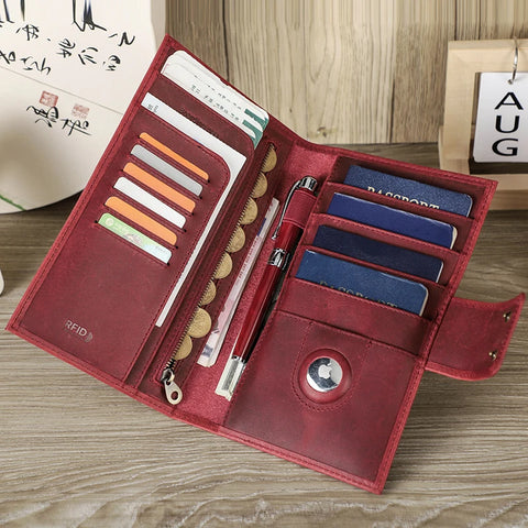 JetSync Leather Travel Wallet 2.0